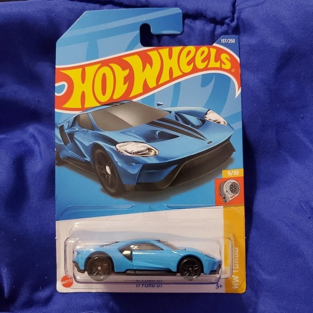 2022 Hot Wheels '17 Ford GT 157/250 HW Turbo 9/10 Collectible Car